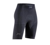 X-Bionic XCEED Ride Liner Shorts for Women - Pantaloncini da Ciclismo in Maglia 3D, Si Adattano alle Condizioni atmosferiche, Comfort e Le Prestazioni ottimali in Tutti i climi - Nero/Grigio, M