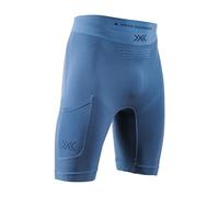 X-Bionic Xceed Run Short Tights Uomo - Pantaloncini da Corsa ad Alte Prestazioni con Tecnologia HygroDiffuser & VectorSphere - Regolazione Termica e Anti Sudore per Comfort Ottimale - Blu/Marino, M