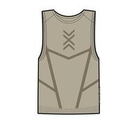 X-Bionic Xceed Run Tank Top Uomo - Top Corsa con Tecnologia HygroDiffuser & VectorSphere - Regolazione Termica e Allontanamento del Sudore per Comfort Ottimale - Sabbia/Sabbia Scuro, M