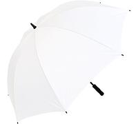 X-Brella leggero ombrello pieno in fibra di vetro per 2 persone - taglia XXL - molto stabile - golf ombrello bianco bianco