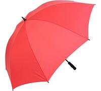 X-Brella leggero ombrello pieno in fibra di vetro per 2 persone - taglia XXL - molto stabile - golf ombrello rosso rot