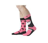 [ X ] Capslab Pokemon - Calzino da uomo in cotone, 1 paio di calzini fantasia uomo Pokeball, traspirante e confortevole, rosso, 43-46