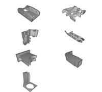X-Carriage Upgrade Kit for Anet A6 - E3D Hotend and Auto-Leveling Sensor Mount