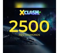 X-Clash - 2,500 Red Diamonds Direct Top-Up - GLOBAL