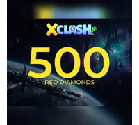 X-Clash - 500 Red Diamonds Direct Top-Up - GLOBAL