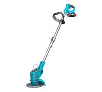 X-COTEC Decespugliatore a Batteria, Tagliabordi Elettrico Brushless, 4 Tipi Lame, Maniglia a Scomparsa e Testa Girevole a 90°Per Il Taglio Di Giardini, Prati, per Potare Rami