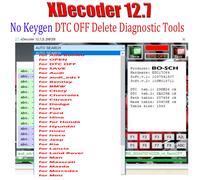 X-Decoder 12.7 Licenza completamente attivata Rimozione codici errori per EDC16 EDC17 No Keygen DTC OFF Elimina strumenti diagnostici