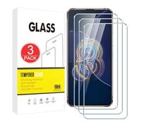X-Dision Compatibile con ASUS Zenfone 8 Flip Proteggi Schermo, 3 Pezzi [Durezza 9H, Alta Sensibilità, Infrangibile] Alta Definizione 2.5D Pellicola in Vetro Temperato