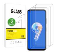 X-Dision Compatibile con ASUS Zenfone 9 Proteggi Schermo, 3 Pezzi [Durezza 9H, Alta Sensibilità, Infrangibile] Alta Definizione 2.5D Pellicola in Vetro Temperato