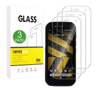 X-Dision Compatibile con Cat S42/Cat S42 H+ Proteggi Schermo, 3 Pezzi [Durezza 9H, Alta Sensibilità, Infrangibile] Alta Definizione 2.5D Pellicola in Vetro Temperato