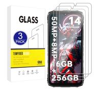 X-Dision Compatibile con Doogee Blade 10/Blade 10 Pro/Blade 10 Ultra Proteggi Schermo, 3 Pezzi [Durezza 9H, Alta Sensibilità, Infrangibile] Alta Definizione 2.5D Pellicola in Vetro Temperato