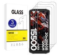 X-Dision Compatibile con Doogee Fire 6/Fire 6 Power Proteggi Schermo, 3 Pezzi [Durezza 9H, Alta Sensibilità, Infrangibile] Alta Definizione 2.5D Pellicola in Vetro Temperato