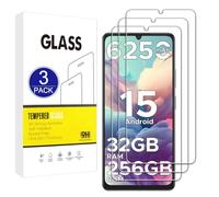 X-Dision Compatibile con Doogee Nota 58/Note 58 Pro Proteggi Schermo, 3 Pezzi [Durezza 9H, Alta Sensibilità, Infrangibile] Alta Definizione 2.5D Pellicola in Vetro Temperato