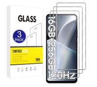 X-Dision Compatibile con Shark 8 Proteggi Schermo, 3 Pezzi [Durezza 9H, Alta Sensibilità, Infrangibile] Alta Definizione 2.5D Pellicola in Vetro Temperato