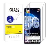 X-Dision Compatibile con Shark 9 Proteggi Schermo, 3 Pezzi [Durezza 9H, Alta Sensibilità, Infrangibile] Alta Definizione 2.5D Pellicola in Vetro Temperato