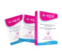 X-Epil - Salviette post epilazione oleose - Aloe Vera - 4 pezzi