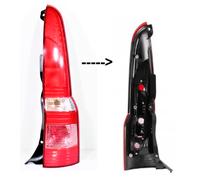 x FANALE FANALINO STOP POSTERIORE DX Cornice Nero per FIAT PANDA 169 2003-