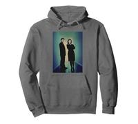 X-Files David Duchovny Gillian Anderson Di Michael Grecco Felpa con Cappuccio