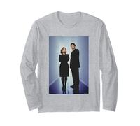 X-Files David Duchovny Gillian Anderson Michael Grecco Maglia a Manica