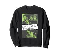 X-Files Front And Back Truth is out There Alien 90's TV Show Felpa