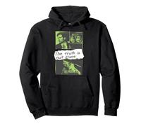X-Files Front And Back Truth is out There Alien 90's TV Show Felpa con Cappuccio