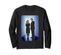 X-Files Gillian Anderson David Duchovny Michael Grecco Maglia a Manica