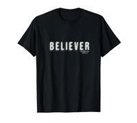 X-Files Iconic Believer Big Chest Text Logo Maglietta