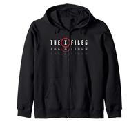 X-Files Logo Ripetuto Felpa con Cappuccio