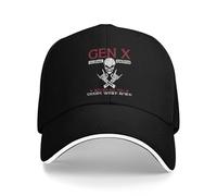 X Generation Prima di Tutte Voi Sissie Siete Nati Teschio Berretto da Baseball KPOP Rock Visiera da Sole Cappello Trucker Unisex-Adolescenti y2k Cappellini da Baseball