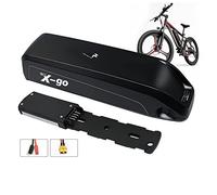 X-go 36V Batteria per Bicicletta Elettrica Li-Ion a Ioni di Litio per Motori da 250W 350W 500W E-Bike Pedelec Bici Elettrica Down Tube + Caricabatterie (36V 10.4Ah max 750W)