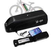 X-go Bici Elettriche Batteria 48V 15AH 5 Pin Bici Elettrica per 1000W 750W 600W 500W 300W Motore Elettrico per Bici, Kit Ebike con Caricabatterie Piastra di Sicurezza Viti