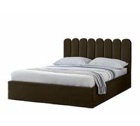 X-Group4th XG4 Venezia - Letto imbottito per camera da letto, 130 x 212 x 90 cm, superficie di appoggio: 120 x 200 cm, struttura in metallo, sistema di sollevamento a gas automatico, tessuto