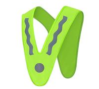 X-Institute Bambini Gilet Alta Visibilità Vestiti Riflettore V-Shape Giallo Per I Bambini Corsa Ciclismo Strade Notte Per I Bambini Notte Strada Riflettente Outdoor Bambini Studenti Riflettenti