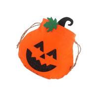 X-Institute Borsa per caramelle per bambini Halloween riutilizzabile design zucca portatile maniglia per il trasporto dolcetto o scherzetti contenitore per feste in tessuto morbido contenitore regalo
