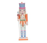 X-Institute Christmas Nutcrackers Ornament Small Wooden Soldier Figure Decors Xmases Nut Cracker Centerpieces Figures