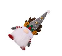 X-Institute Decorazione natalizia luminosa senza volto piccola decorazione natalizia nana decorazioni per feste per festival decorazioni da tavola novità cappello di Natale con luci incandescenti