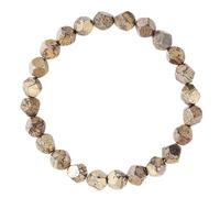 X-Institute Elegante Braccialetto da Polso Regolabile con Perline Pirite Bracciale dal Design Unico