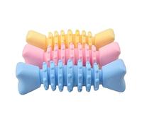 X-Institute Giocattolo per dentizione per cani Aggressivo Chewer Pet Dog Outdoor Bone Toy Interactive Pet Spazzolino da denti Tenere TeethClean Fornitura per animali domestici 3PCS Cura dentale del