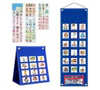 X-Institute Grafico giornaliero dei bambini 18+1 Tabella di pianificazione visiva della tasca Grafico orario grafico orario grafico giornaliero di routine per aula