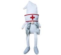 X-Institute Ornamenti di peluche fatti a mano per il medico e l'infermiera giorno vacanza svedese decorazione per la casa del partito