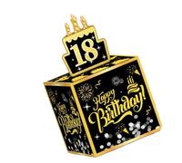 X-Institute Scatola Porta Soldi A Creativa con Numero Compleanno Modificabile Decorazione per Feste Idee Regalo Bambini Adulti Forniture Feste Facile Installazione