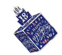 X-Institute Scatola Porta Soldi A Creativa con Numero Compleanno Modificabile Decorazione per Feste Idee Regalo Bambini Adulti Forniture Feste Facile Installazione