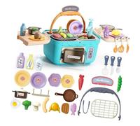 X-Institute Set da Cucina per Giochi Ruolo con Contenitore Rimovibile Oltre 25 Utensili Realistici E Funzioni Interattive per Bambini dai 3 agli 8 Anni Cucina Giocattolo Realistica con Accessori