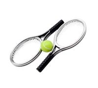 X-Institute Set Modelli Racchetta da Tennis in Miniatura in Plastica per Accessori La Casa delle Bambole Attrezzatura Sportiva Bambini Set Tennis Casa delle Bambole Collezione Giocattolo