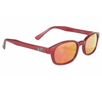 X-KD's 10124 occhiali da sole rossi - lenti a specchio colorate - Sons of Ana...