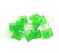 X-keys - Portachiavi Cherry MX compatibile (1 x 1, verde, 10 pezzi)