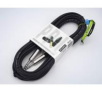 X-LEAD PC25PN100BK serie PLATINUM, Cavo bilanciato professionale di qualità, Jack Stereo/Jack Stereo - connettori NEUTRIK - (10 m, nero) - MADE IN ITALY by INCO Italy