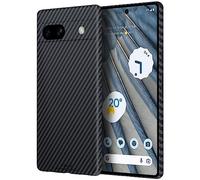 X-level Cover Compatibile con Google Pixel 7A Custodia 0,35 mm Protettiva in Fibra di Poliammide Ultra-sottile Carbonio Resistente ai Graffi, Adatta Rigida Cover con Google Pixel 7A- Nero