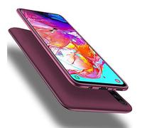 X-level Cover Compatibile con Samsung Galaxy A70, Custodia Silicone Ultra Slim Sottile e Anti-Graffio Protezione in Morbida Case per Samsung Galaxy A70 -Vino Rosso