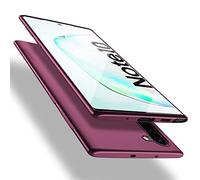 X-level Cover Compatibile con Samsung Galaxy Note 10, Custodia Silicone Ultra Slim Sottile e Anti-Graffio Protezione in Morbida Case per Samsung Galaxy Note 10 -Vino Rosso